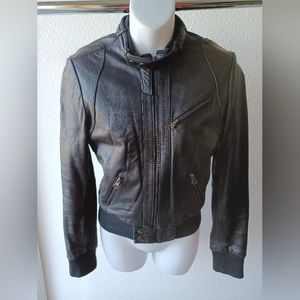 Women Black Leather Jacket